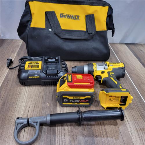 DEWALT 20V MAX Lithium Ion Cordless Brushless 1/2 in. Hammer Drill/Driver W/FLEXVOLT ADVANTAGE & FLEXVOLT 6Ah