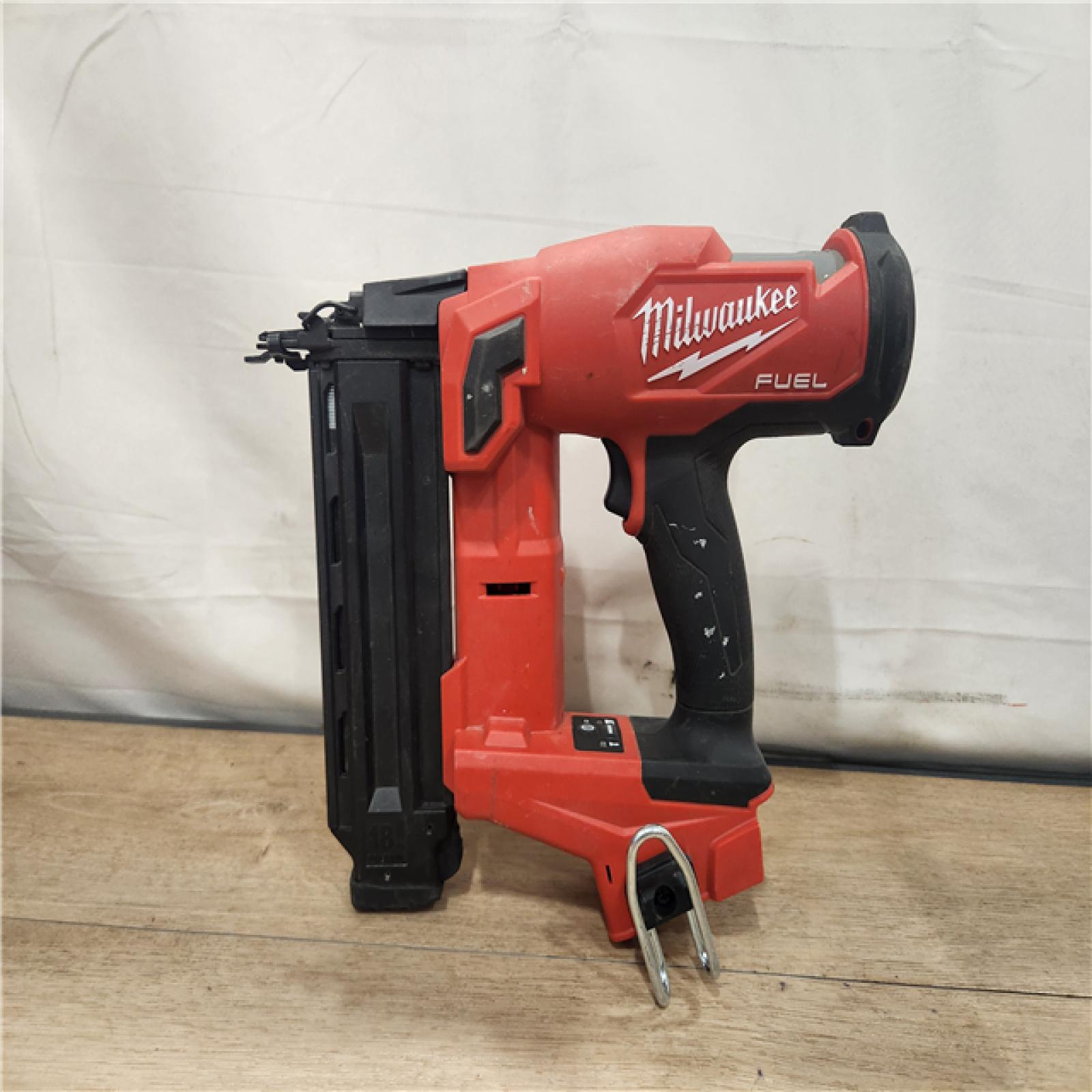 AS-IS- Milwaukee FUEL 18-Volt Lithium-Ion Brushless Cordless Gen II 18-Gauge Brad Nailer (Tool-Only)