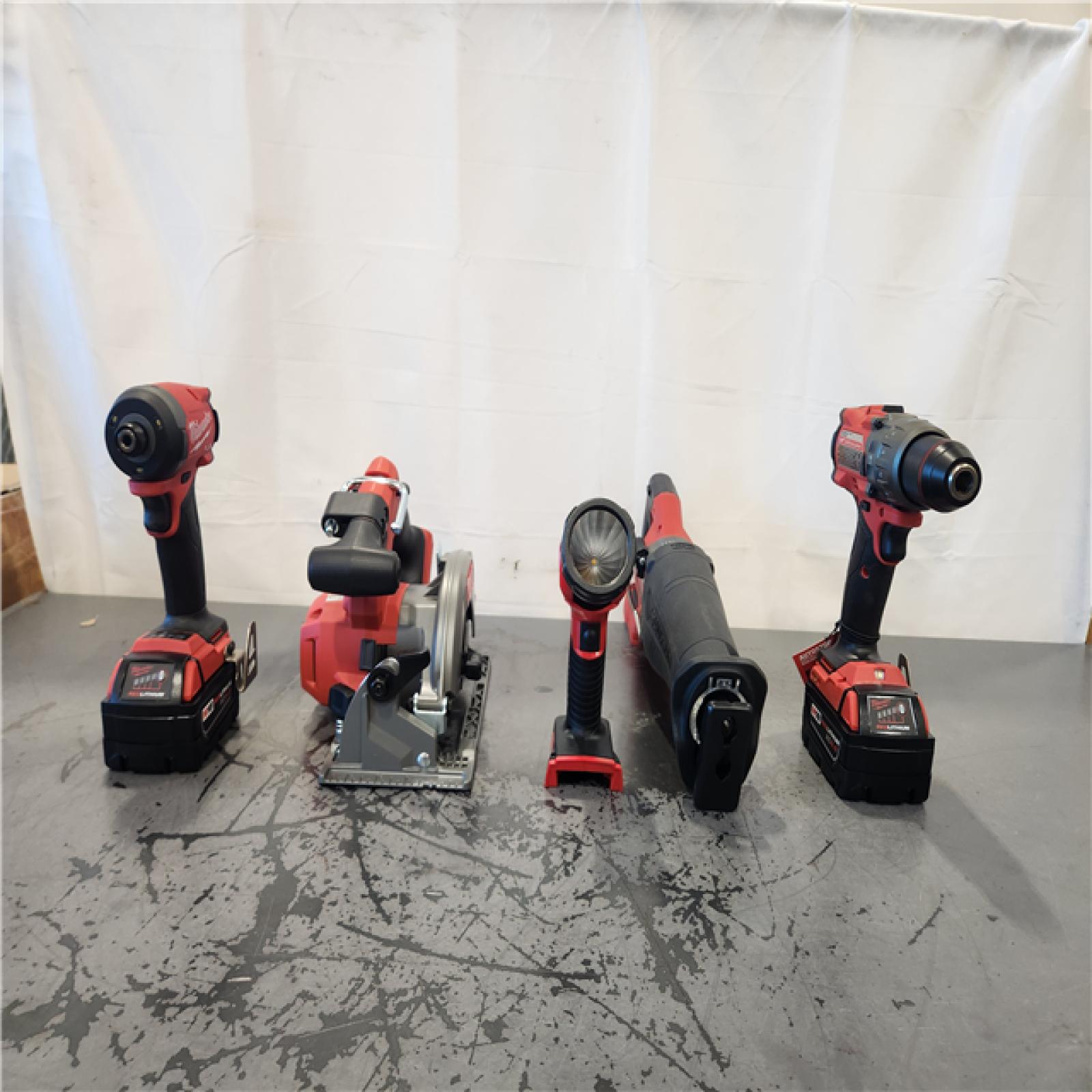 AS-IS- Milwaukee M18 Fuel 18 V 5 Amps Cordless Brushless 5 Tool