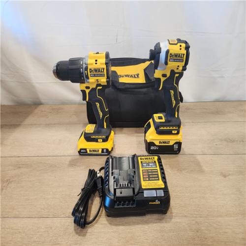 AS-IS- DeWalt 2-Tool Combo Kit W/ (2) BATTERY & CHARGER
