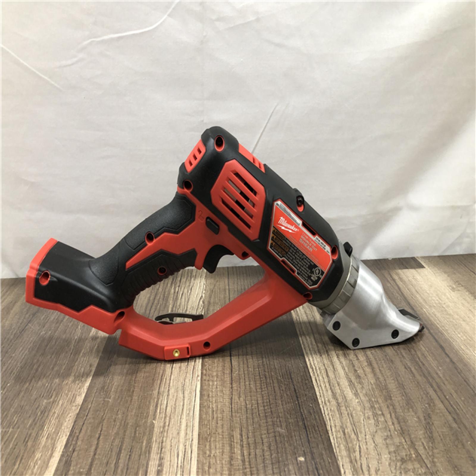 AS-IS Milwaukee 18-Volt Lithium-Ion Cordless 18-Gauge Double Cut Metal Shear (Tool-Only)