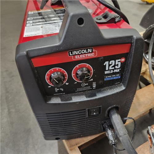 Dallas Location - As-Is Lincoln Electric 125 Amp Weld-Pak