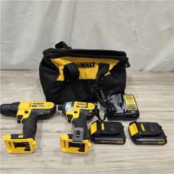 AS-IS DeWALT 20V MAX Cordless Drill Driver/Impact Driver Combo Kit
