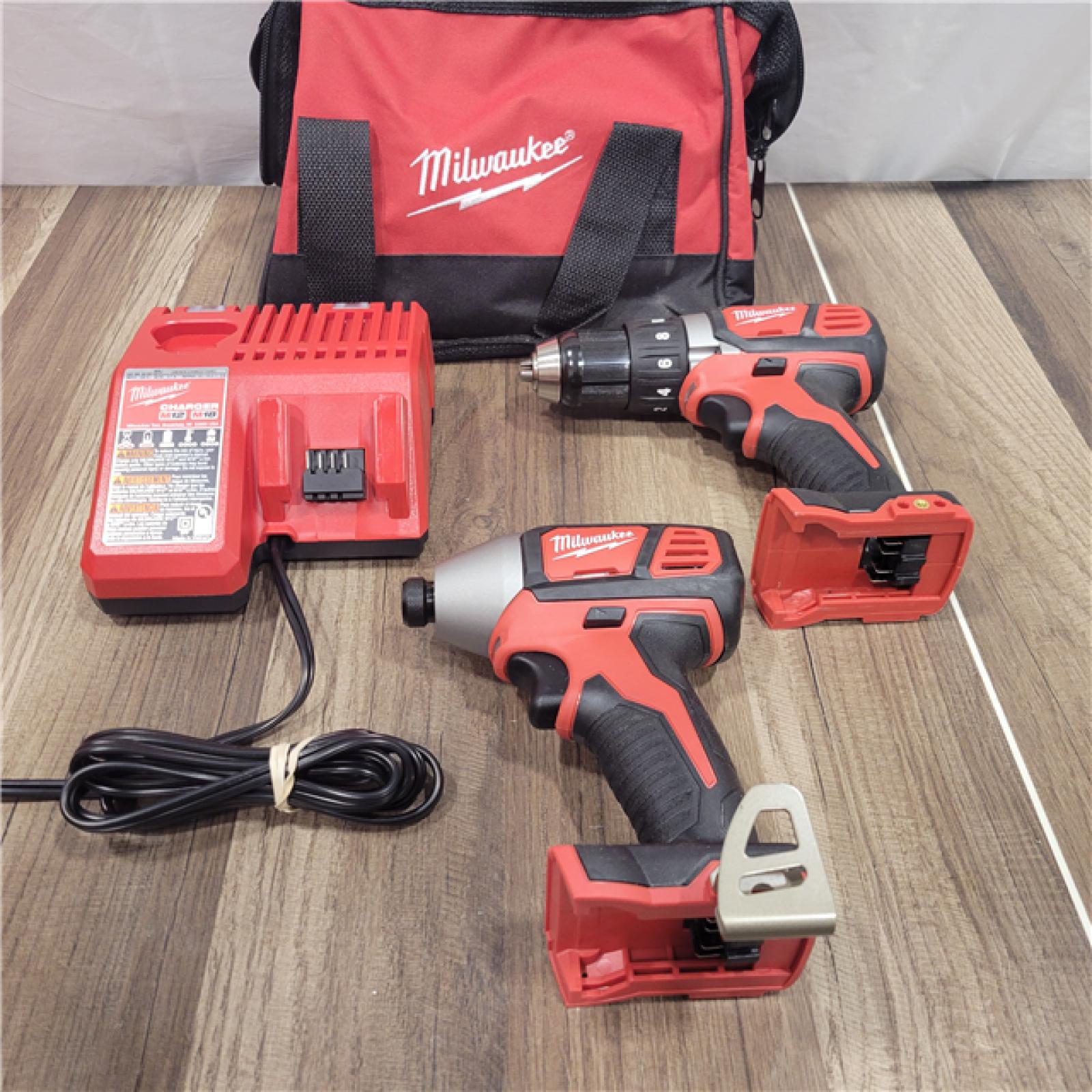AS-IS Milwaukee M18 18V Cordless Drill/Driver High Performance Combo Kit