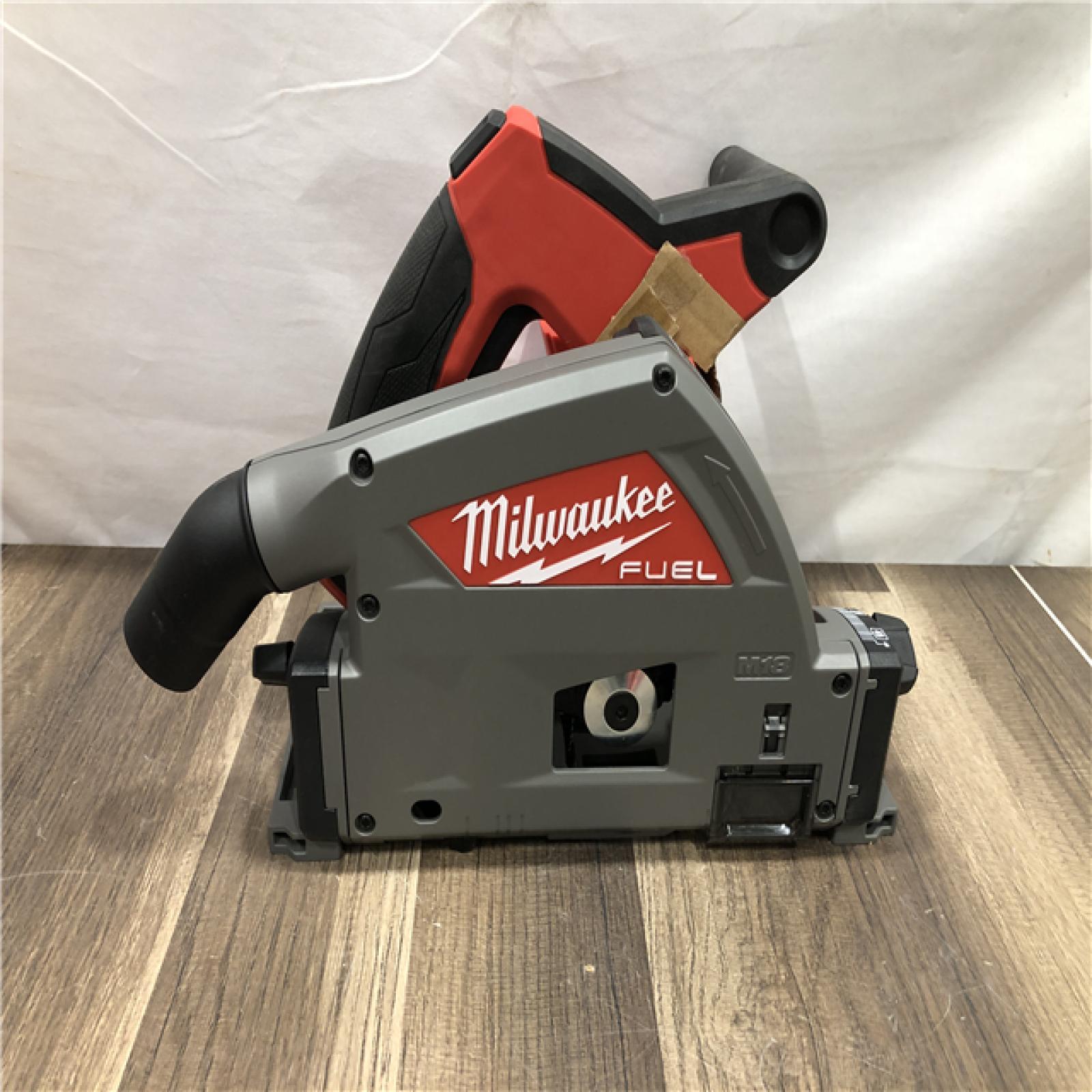 AS-IS Milwaukee FUEL 18V Lithium-Ion Cordless Brushless 6-1/2 in. Plunge Cut Track Saw (Tool-Only)