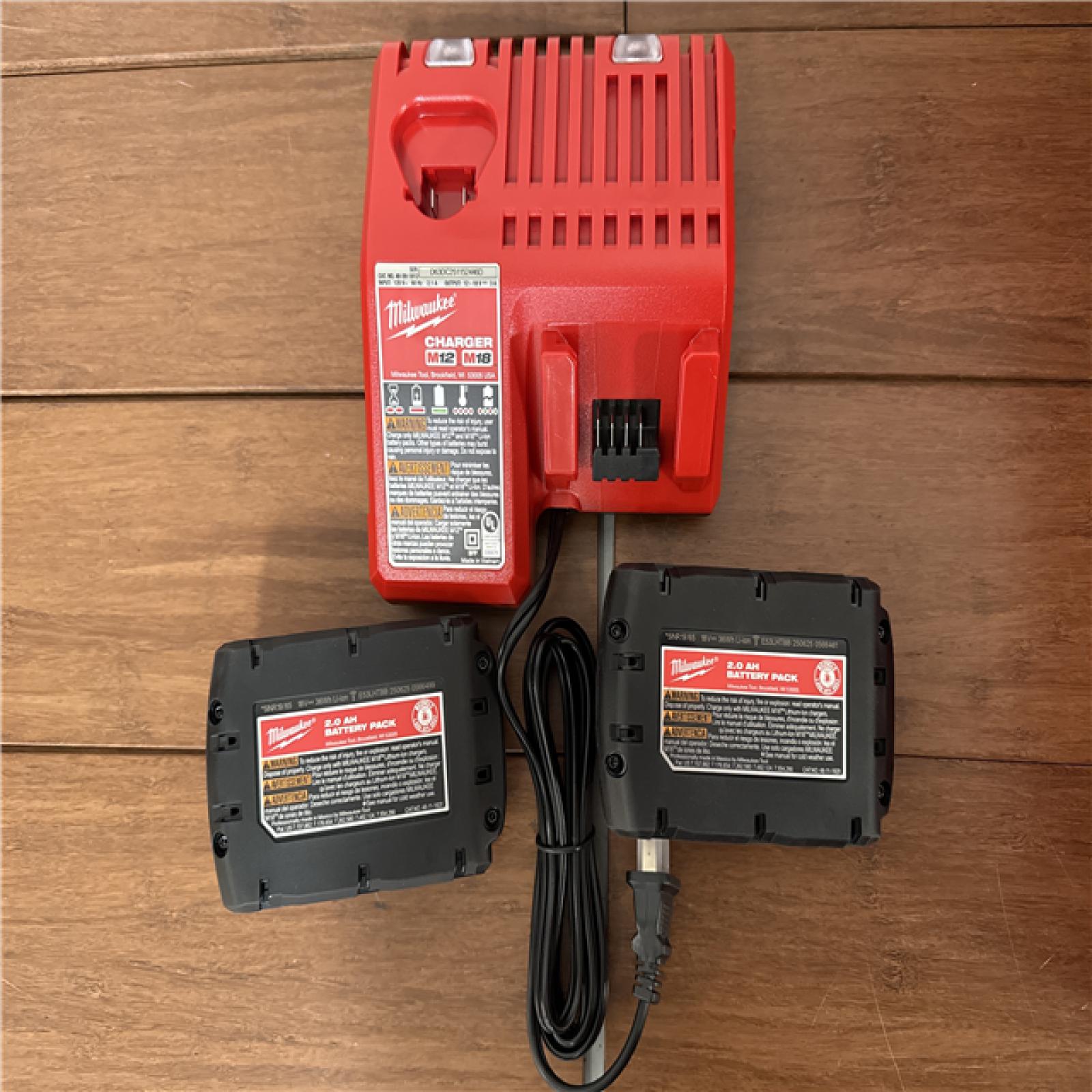 California AS-IS Milwaukee Forcelogic M18 Press Tool Kit  Includes (2) Batteries  Charger and Hard Case; Appears in Like New Condition