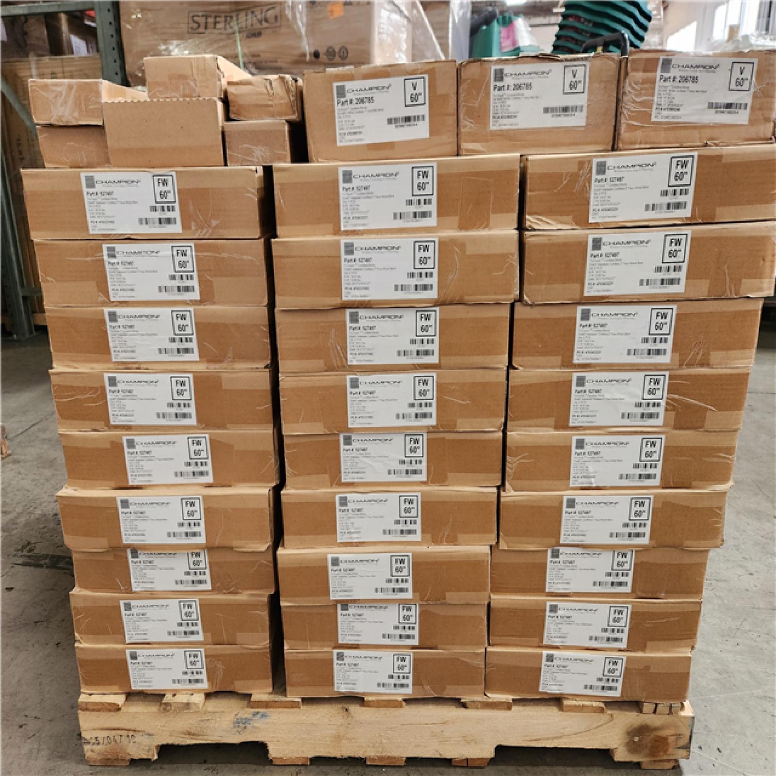 Phoenix AS-IS Mixed Champion TruTouch Cordless Blinds (Vinyl Mini Blind/ Faux Wood Blinds) 36 Boxes