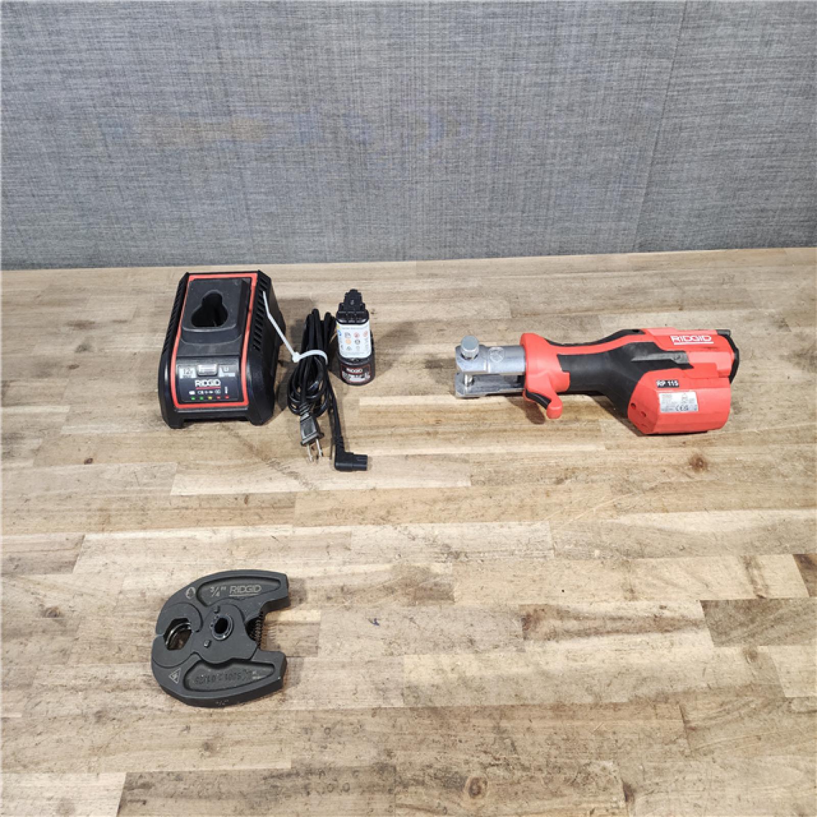 HOUSTON LOCATION - AS-IS RIGID RP 115 MINI PRESS TOOL