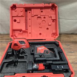 AS-IS Milwaukee-3632-21 M12 Green Beam Laser 360° 3-Plane Kit