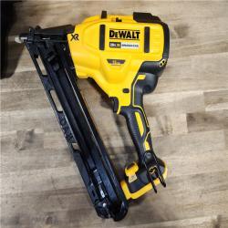 HOUSTON LOCATION - AS-IS DEWALT 20V MAX XR 15 Ga. Cordless 34 Deg Nailer 20 V