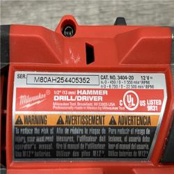 AS-IS Milwaukee FUEL 12-Volt Lithium-Ion Brushless Cordless Hammer Drill and Impact Driver Combo Kit