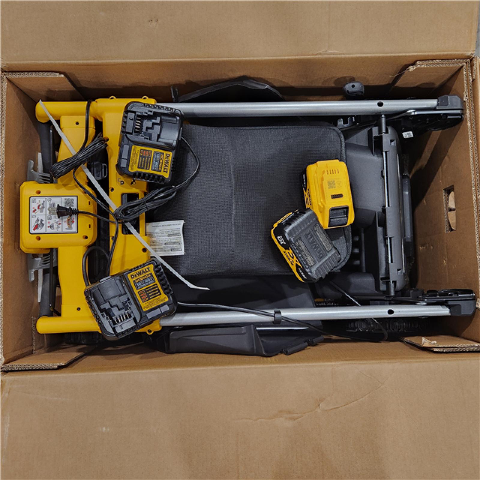 As-Is- 2x20V MAX 21 in. Cordless Battery Powered Self Propelled Lawn Mower Kit with (2) 10 Ah Batteries and Chargers