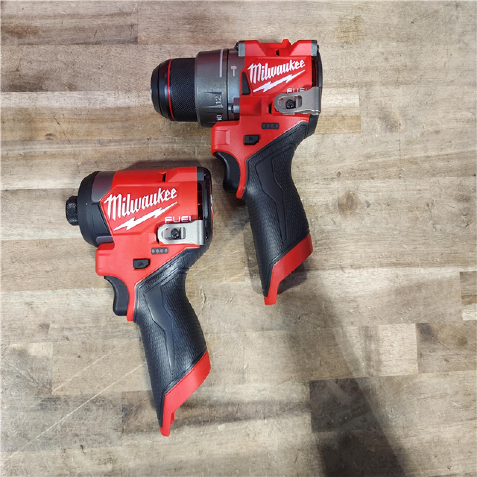 HOUSTON LOCATION - AS-IS (APPEARS LIKE NEW) Milwaukee 3497-22 12V Brushless Hammer Drill and Impact Driver Combo Kit