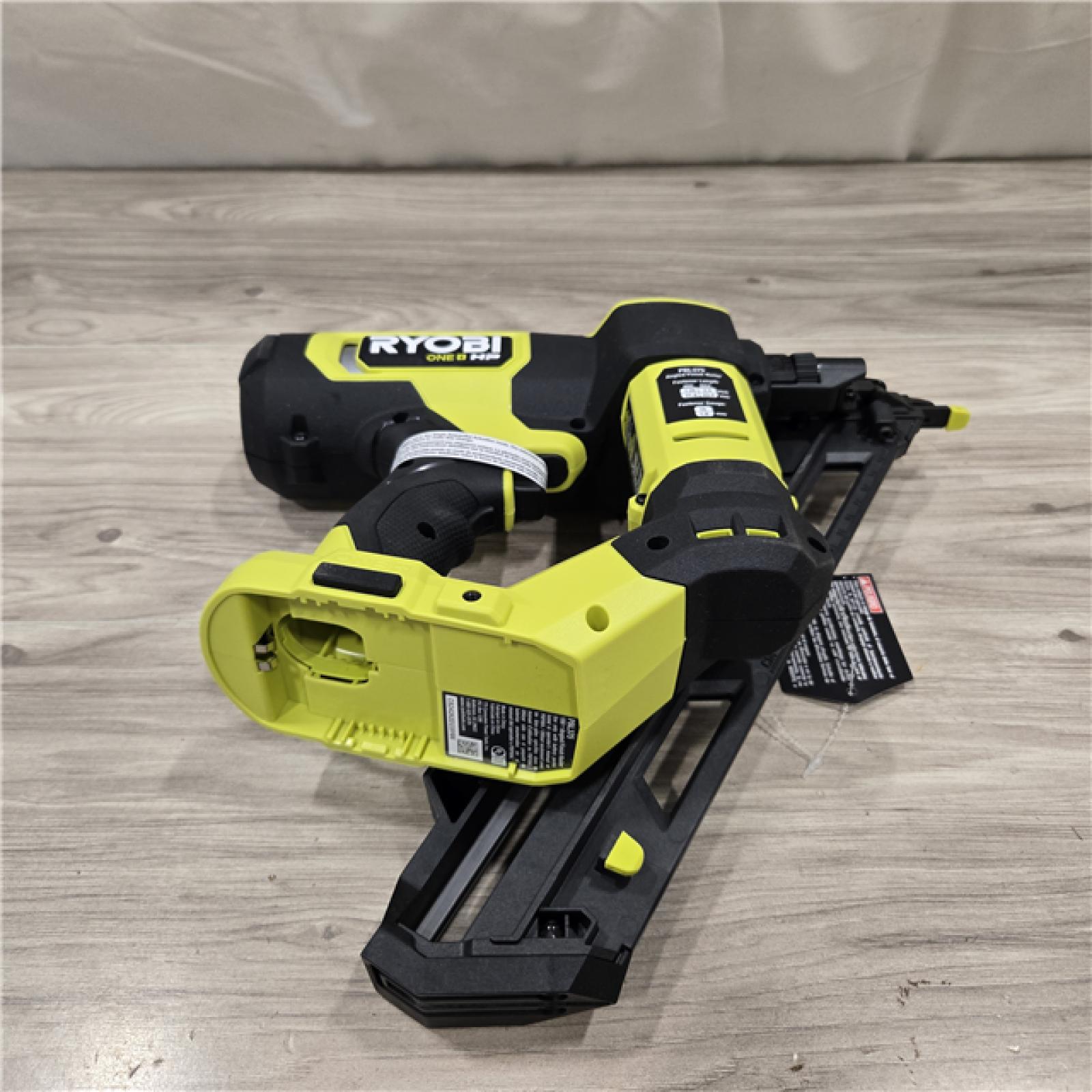AS-IS Ryobi ONE+ HP 18V Cordless 15-Gauge 34° Angled Finish Nailer (Tool Only)