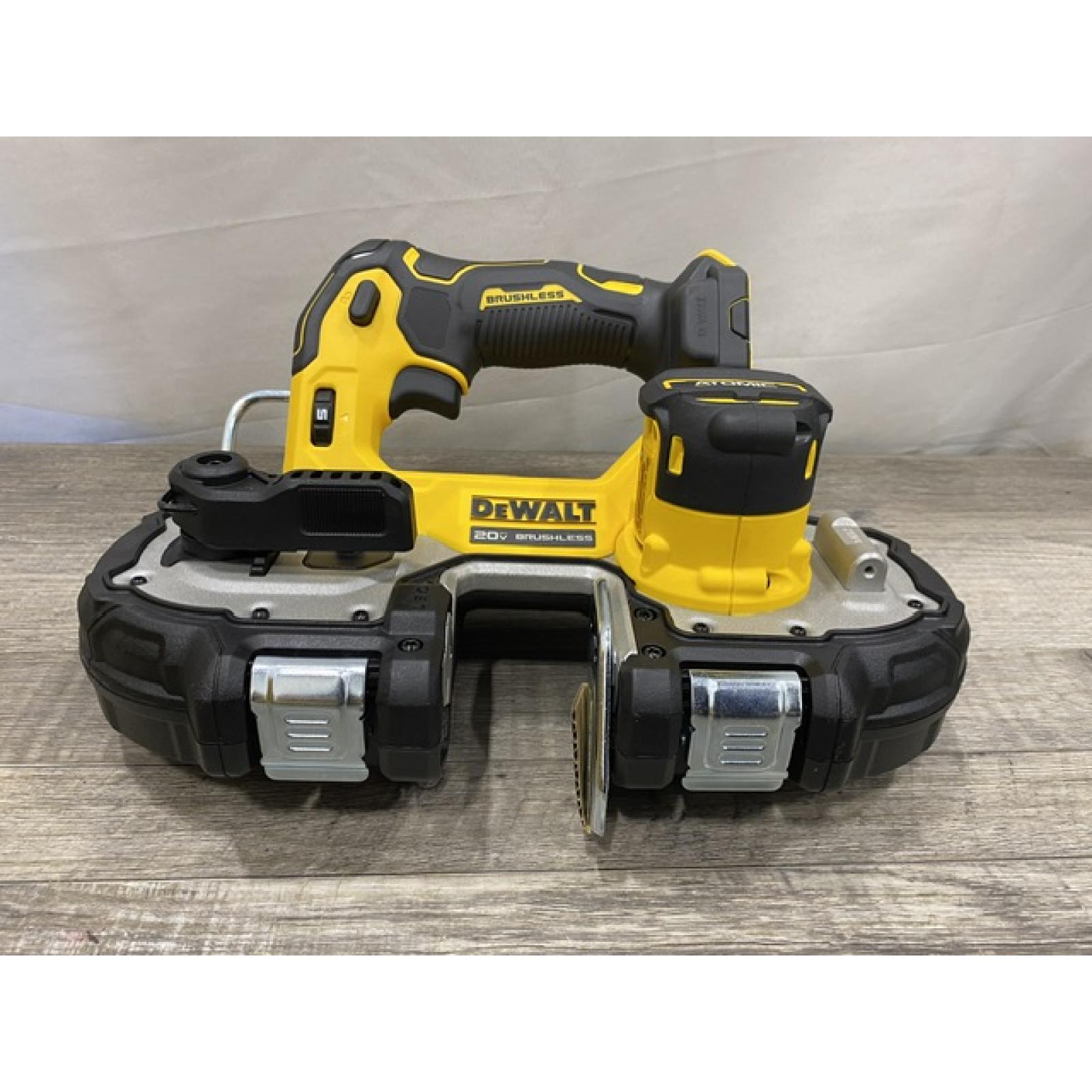 AS-IS DEWALT ATOMIC 20V MAX Cordless Brushless Compact 1-3/4 in. Bandsaw (Tool Only)