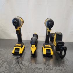 AS-IS- DeWalt 20V MAX ATOMIC Cordless Brushless 4-Tool Combo Kit