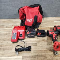HOUSTON LOCATION - AS - IS Milwaukee 2 Tool Combo Kit W/ (2) Battery & Charger