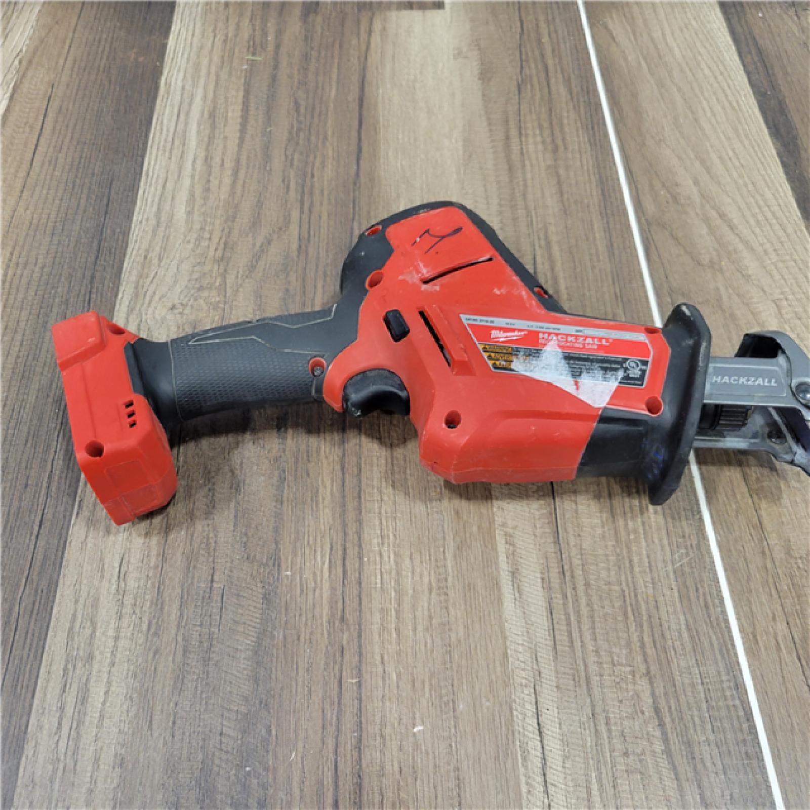 AS-IS MILWAUKEE M18 FUEL 18V Lithium-Ion Brushless Cordless HACKZALL Reciprocating Saw (Tool-Only)