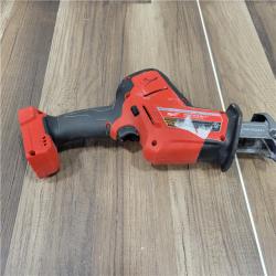 AS-IS MILWAUKEE M18 FUEL 18V Lithium-Ion Brushless Cordless HACKZALL Reciprocating Saw (Tool-Only)