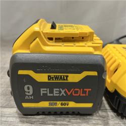 AS-IS DEWALT 20V/60V MAX FLEXVOLT Lithium-Ion 9.0Ah Battery and Charger Starter Kit