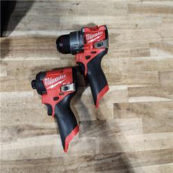 HOUSTON LOCATION - AS-IS (APPEARS LIKE NEW) Milwaukee FUEL 12-Volt Lithium-Ion Brushless Cordless Hammer Drill and Impact Driver Combo Kit