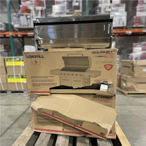 Nexgrill Gourmet Pro 6-Burner Stainless Steel Propane Gas Grill PALLET (3 UNITS)