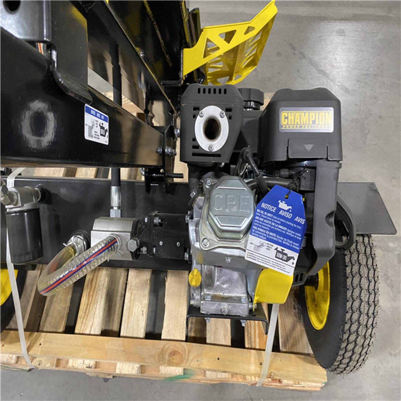 Dallas Location - As-Is Champion Power Equipment 27 Ton 224 cc Gas Log Splitter