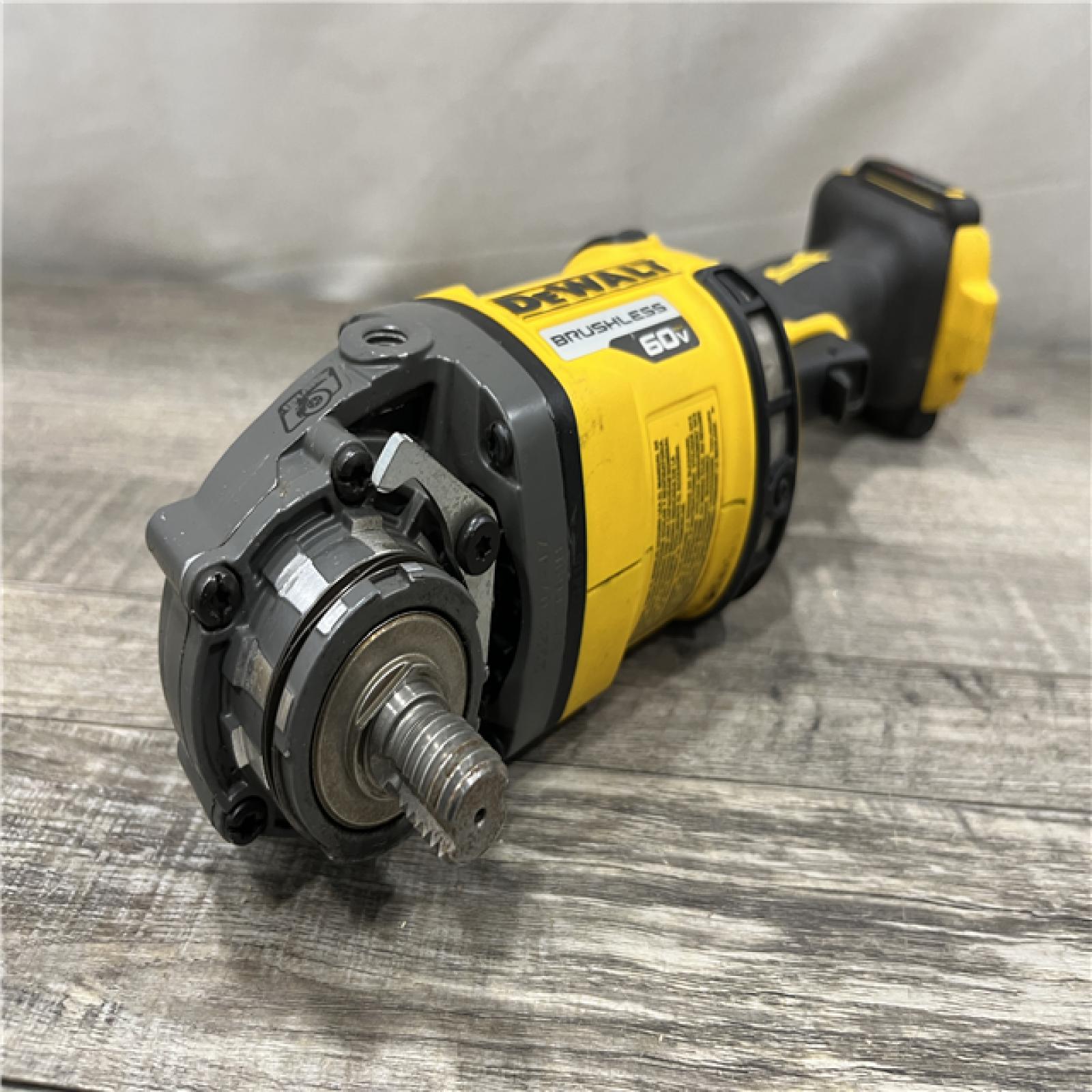 AS-IS DEWALT FLEXVOLT 60V MAX Cordless Brushless 4.5 in. to 6 in. Small Angle Grinder with Kickback Brake (Tool Only)