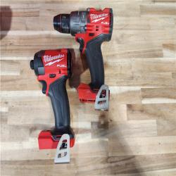 HOUSTON LOCATION - AS-IS Milwaukee FUEL 18V Lithium-Ion Brushless Cordless Hammer Drill and Impact Driver Combo Kit