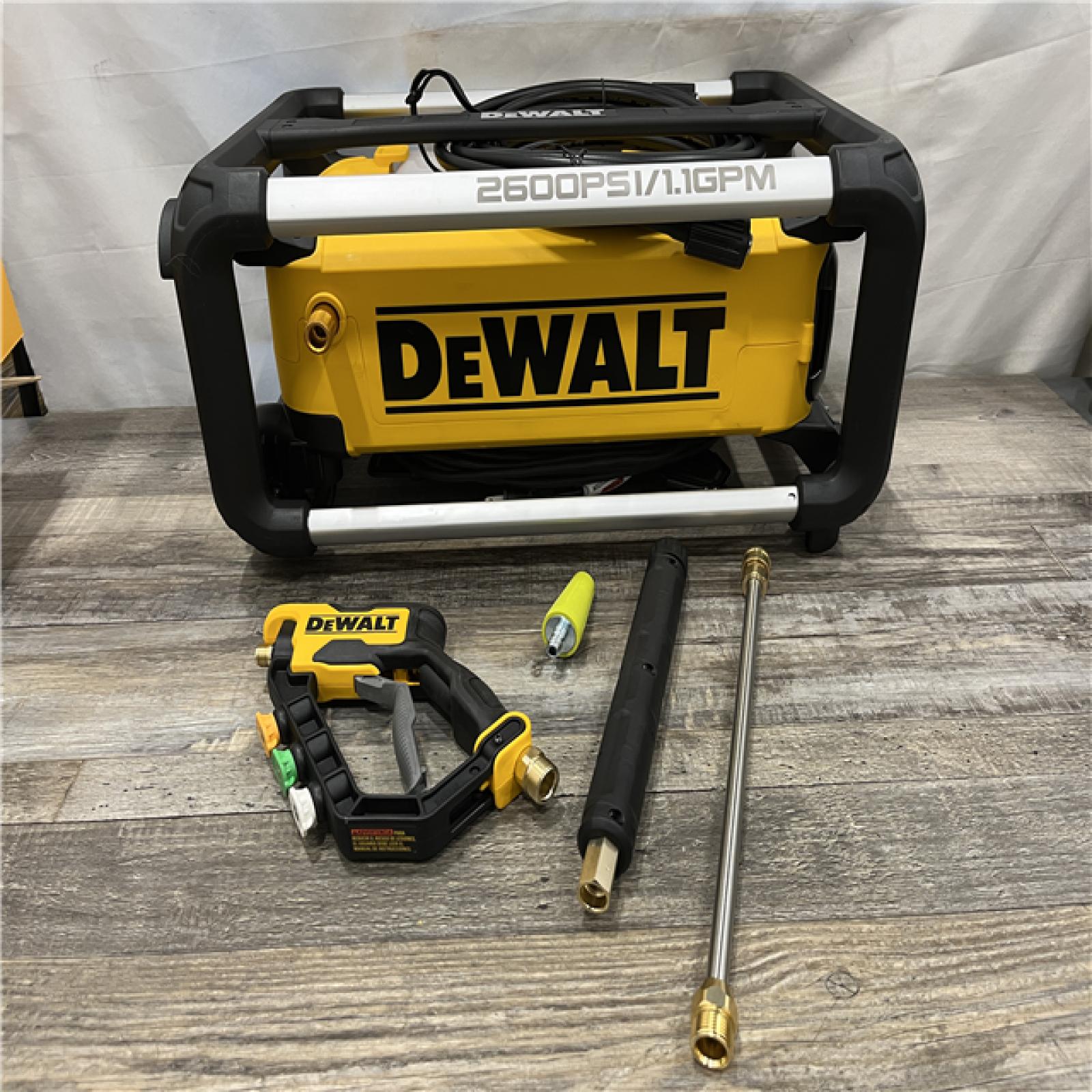 AS-IS DEWALT 2600 PSI 1.1 GPM Cold Water Electric Pressure Washer