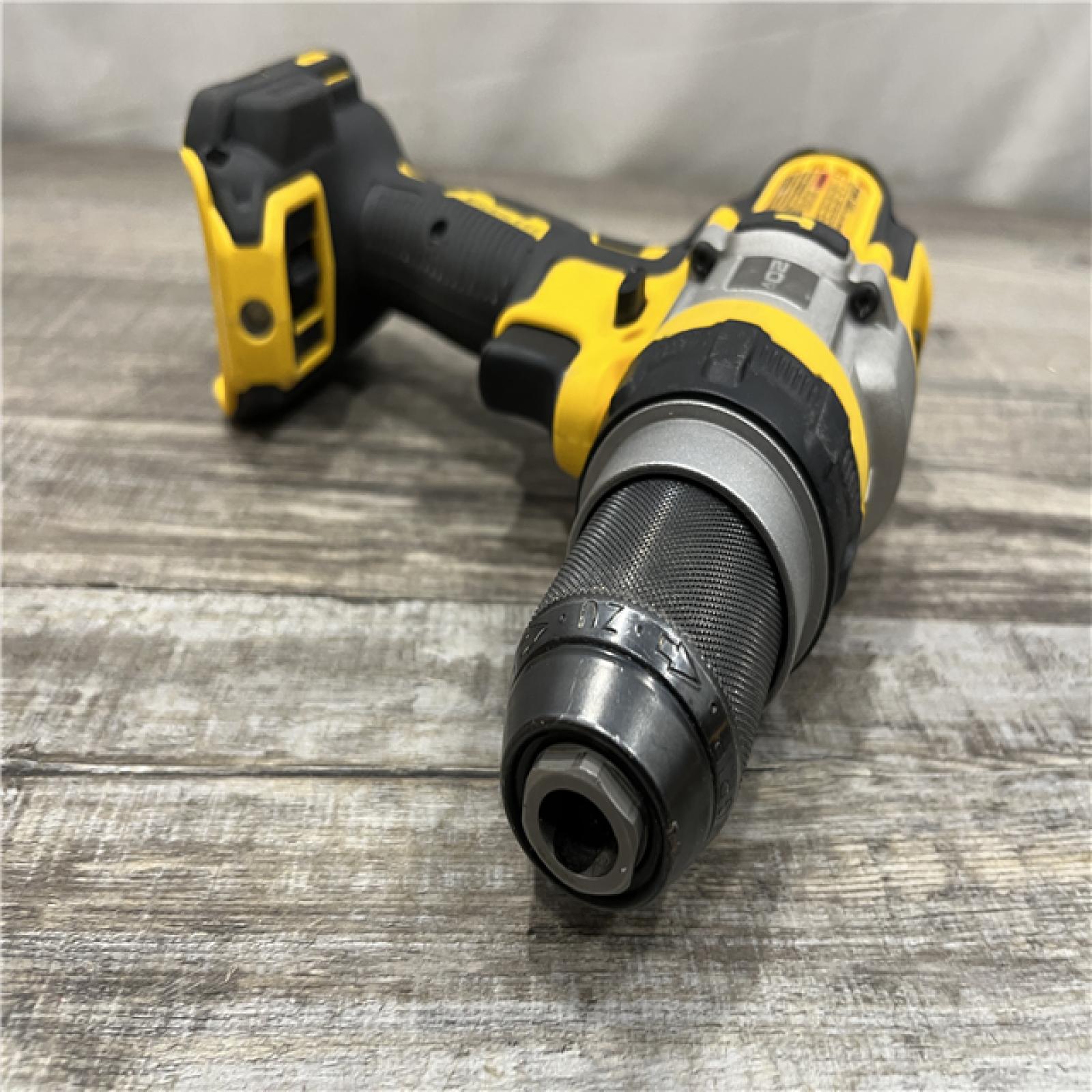 AS-IS DEWALT 20V MAX Brushless Cordless 1/2 in. Hammer Drill/Driver with FLEXVOLT ADVANTAGE (Tool Only)