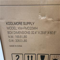 Phoenix NEW Koolmore 30 in. 21 cu. ft. Manual Defrost Upright Freezer Solid Door Commercial Reach in White Garage Ready