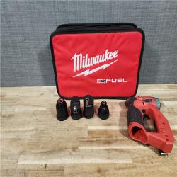HOUSTON LOCATION - AS - IS Milwaukee FUEL 12V Lithium-Ion Brushless Cordless 4-in-1 Installation 3/8 in. Drill Driver with 4 Tool Head (Tool-Only)