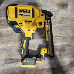 HOUSTON LOCATION - AS-IS DeWALT DCN681D1 20V MAX 18ga Cordless Brushless Narrow Crown Stapler Kit w/ BATTERY & CHARGER
