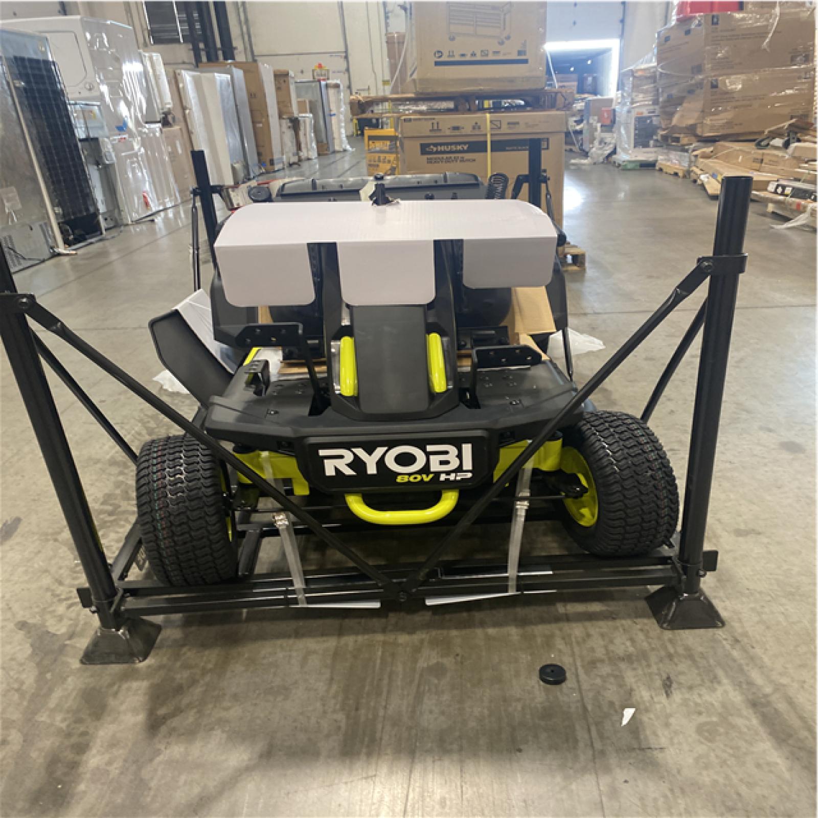 DALLAS LOCATION- RYOBI R1 80V HP Cordless Electric 30 in. Riding Lawn Mower Kit