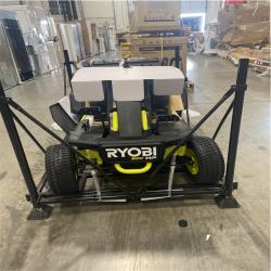 DALLAS LOCATION- RYOBI R1 80V HP Cordless Electric 30 in. Riding Lawn Mower Kit
