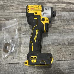 AS-IS DEWALT 20-Volt Maximum XR Cordless Brushless 1/4 in. 3-Speed Impact Driver (Tool-Only)