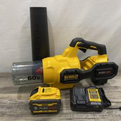 AS-IS DEWALT FLEXVOLT 60V MAX 125 MPH 600 CFM Brushless Cordless Battery Powered Blower Kit