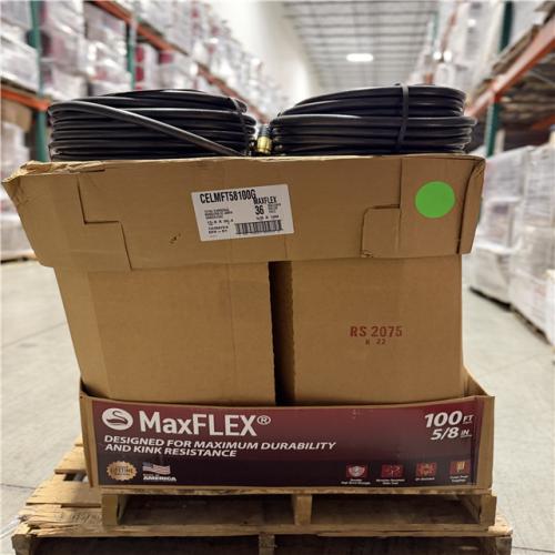 DALLAS LOCATION- NEW!- Swan Maximum FLEX 5/8 in. x 100 ft. Premium Duty Garden Hose PALLET-(42 UNITS)