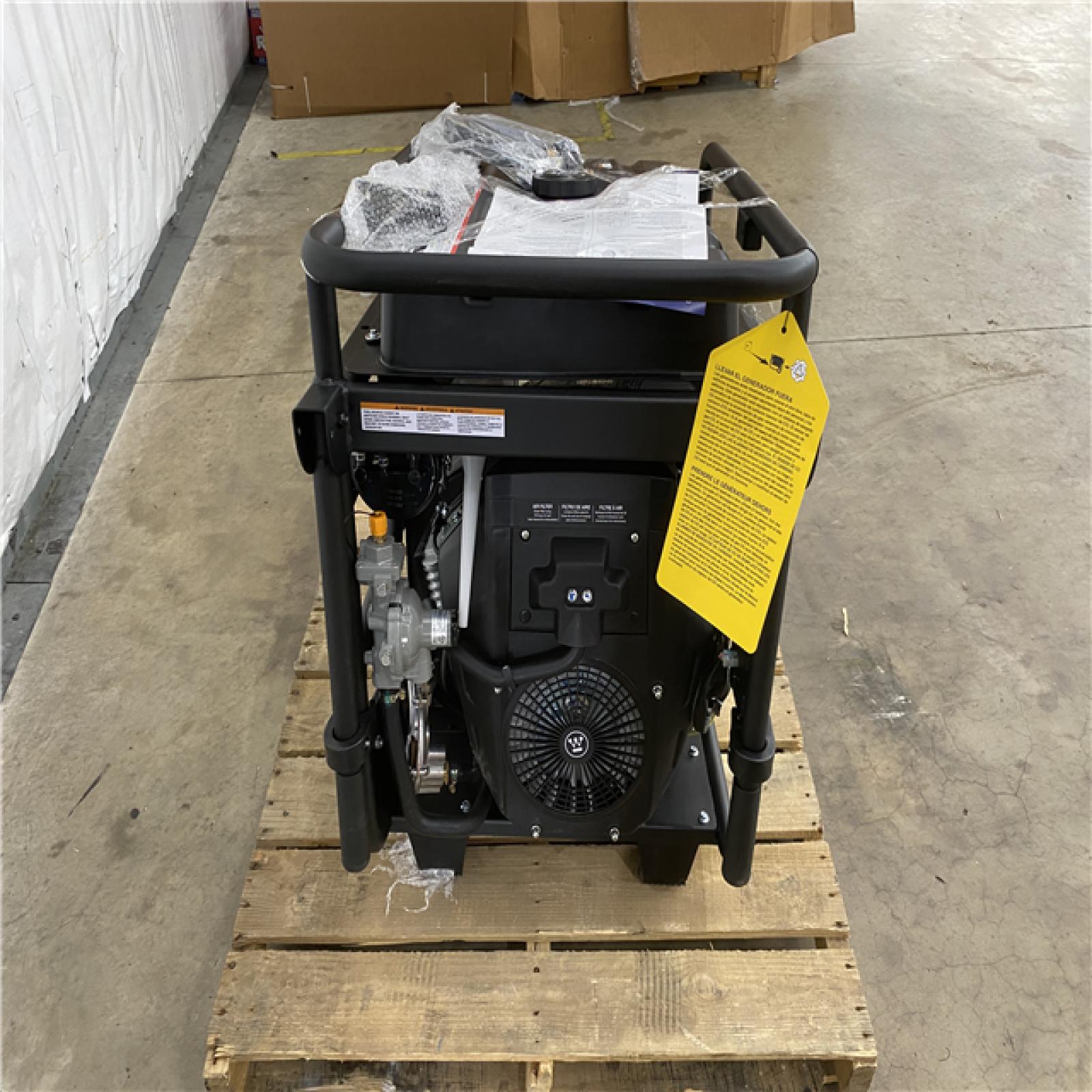 Houston Location- AS-IS -18000/14500-Watt Dual Gas Powered Westinghouse Generator