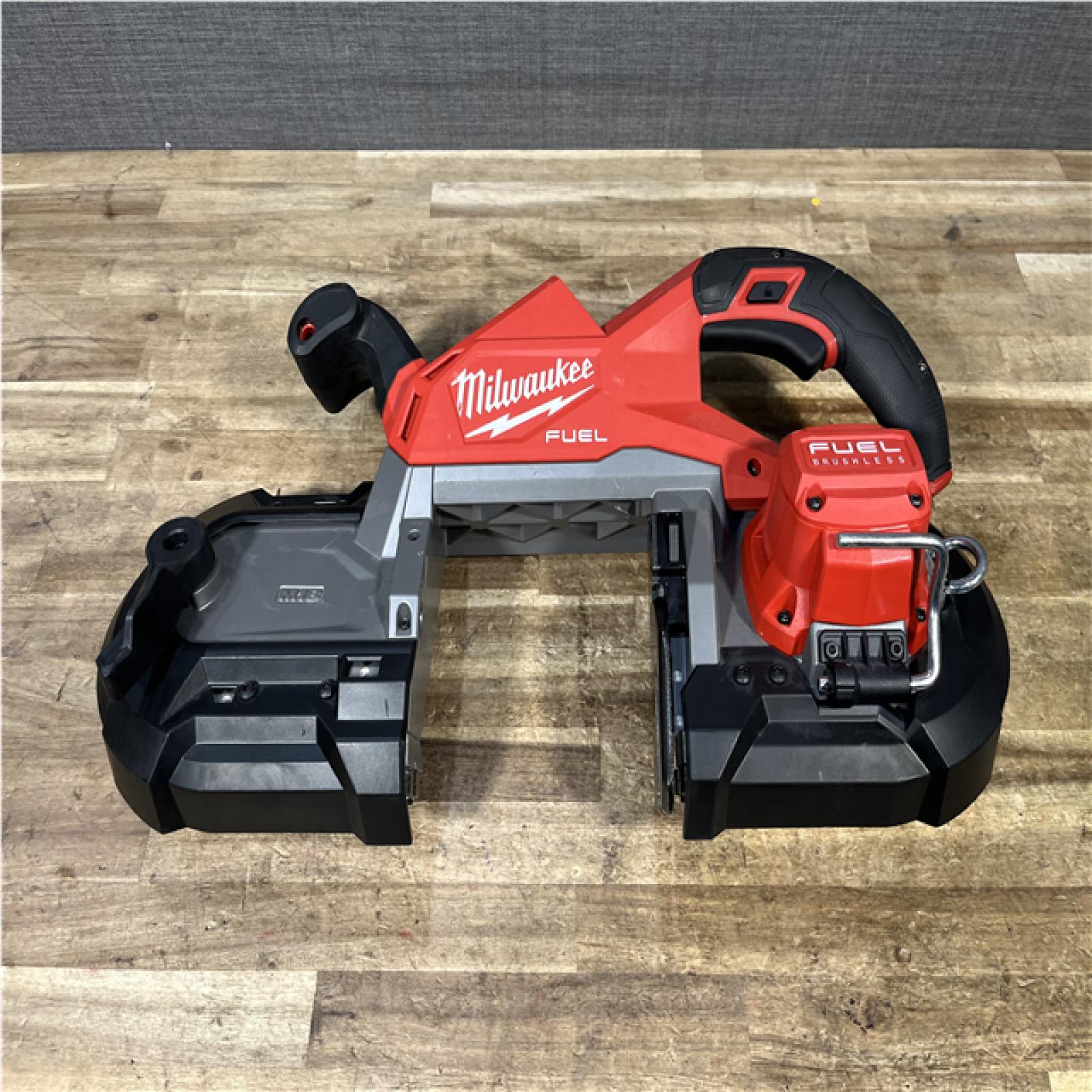 Houston Location AS-IS Milwaukee FUEL 18V Lithium-Ion Brushless Cordless Deep Cut Band Saw (Tool-Only)