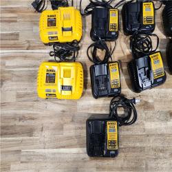 HOUSTON LOCATION - AS - IS DEWALT BATTERY CHARGER PACK QTY - 9
