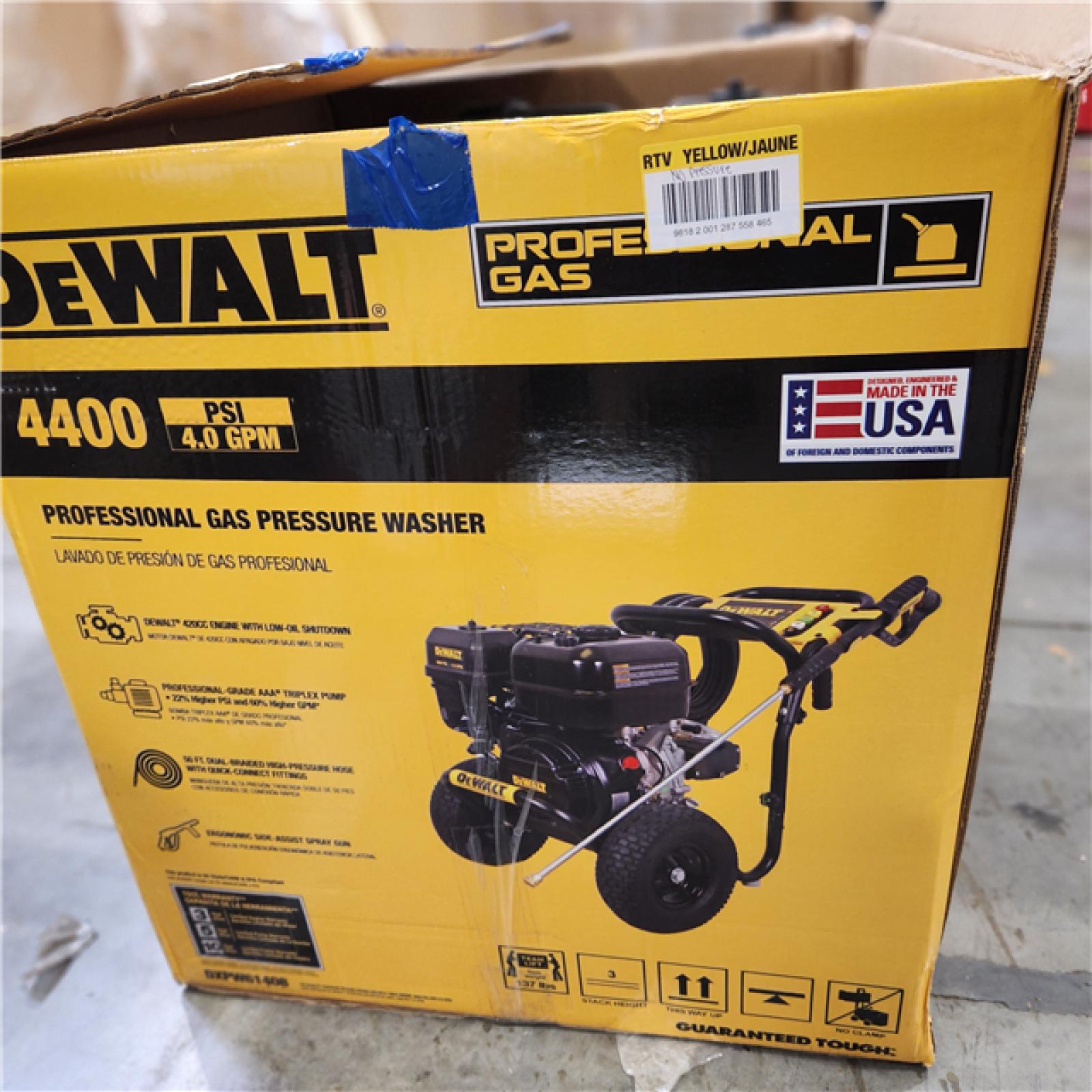 Dallas Location - As-Is As-Is DXPW61408 Pressure Washer 4400 PSI @ 4.0 GPM