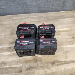 HOUSTON LOCATION - AS-IS MILWAUKEE FORGE BATTERY PACK QTY - 4