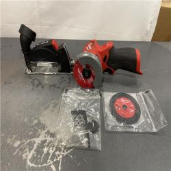 AS-IS - Milwaukee M12 FUEL 12V Lithium-Ion Brushless Cordless 3 in. Cut Off Saw