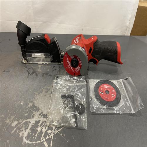 AS-IS - Milwaukee M12 FUEL 12V Lithium-Ion Brushless Cordless 3 in. Cut Off Saw