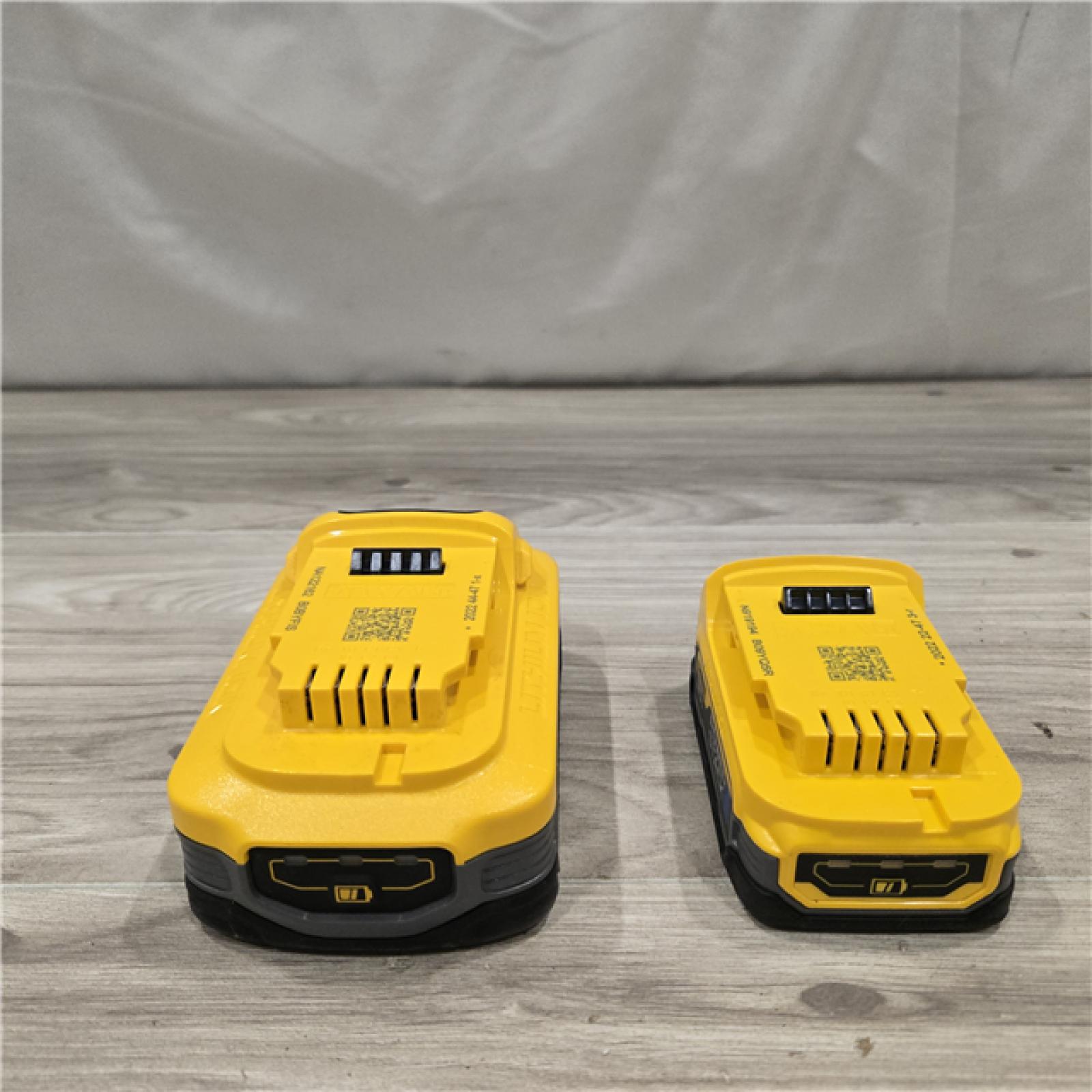 AS-IS Dewalt DCBP315-2C 20V MAX POWERSTACK Lithium-Ion Batteries and Charger Starter Kit