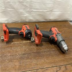 AS-IS MILWAUKEE M18 FUEL 18V Lithium-Ion Brushless Cordless Hammer Drill and Impact Driver Combo Kit (2-Tool) with 2 Batteries