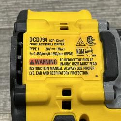 AS-IS DEWALT Atomic 20V Lithium-Ion Cordless Compact 1/2 in. Drill/Driver Kit