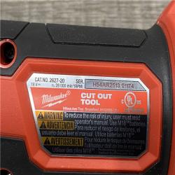 AS-IS Milwaukee 18V Lithium-Ion Cordless Drywall Cut Out Rotary Tool (Tool-Only)
